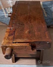 Tavolo di Legno da Lavoro Restaurato