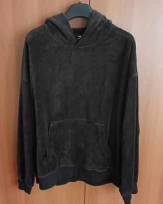 Felpa in ciniglia nera H&M