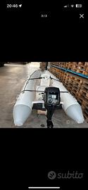 Motore mercury 15cv con gommone
