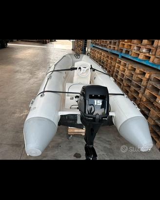 Motore mercury 15cv con gommone