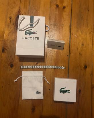 bracciale uomo lacoste nuovo