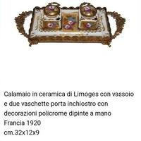 Calamaio in ceramica di Limoges