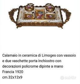 Calamaio in ceramica di Limoges
