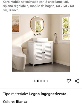 mobile sottolavabo