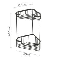 PORTAOGGETTI DOCCIA 2 RIPIANI