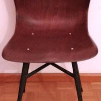 Sedia modernariato 15704/II Pagholz di E. Flottoto