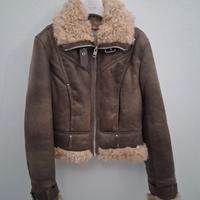 giubbotto finto montone