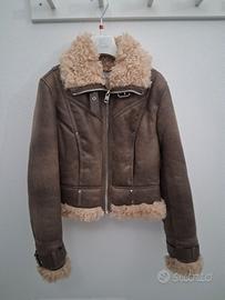 giubbotto finto montone