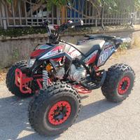 NUOVO QUAD MADIX 125cc RUOTA 8 NERO/ROSSO