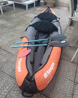 canoa 2 posti gonfiabile 