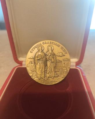 Medaglia Papa Francesco Vaticano Firmata 2021