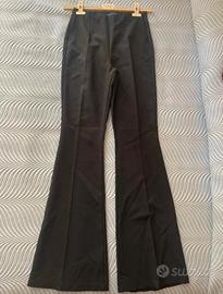 Pantalone nero elegante a zampa marca blue sand