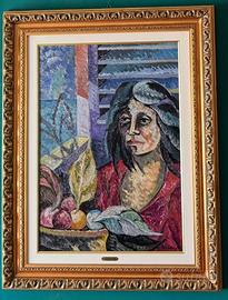 Saverio Terruso.Olio su tela
