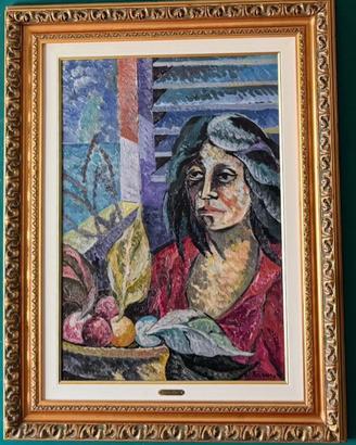 Saverio Terruso.Olio su tela