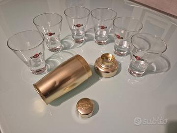 Bicchieri e Shaker Martini anni 60