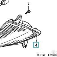 Freccia anteriore sinistra Honda foresight