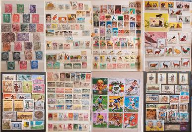 Francobolli oltre 1700 pezzi dal 1939 a oggi.