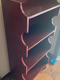 Scaffale Libreria in legno stile rustico