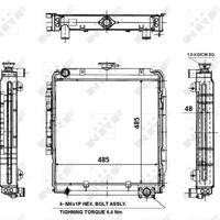 Radiatore Motore Tata Telcoline TDIC 254750100256