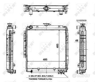Radiatore Motore Tata Telcoline TDIC 254750100256
