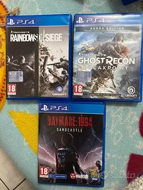 ps4 RAINBOWSIX SIEGI - GHOSTRECON - DAYMARE 1994
