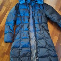 Piumino donna Calvin Klein Jeans lungo grigio