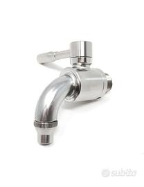 Rubinetto acciaio inox sfera 3/4"