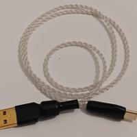 Cavo USB Hifi in Argento Salaantonio