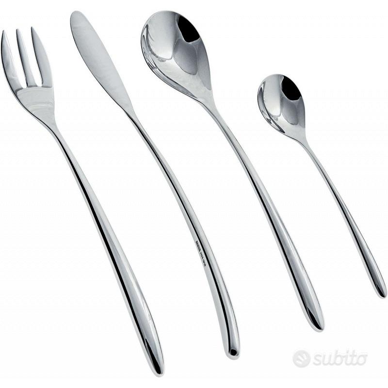 Set 12 Cucchiaini Da Bibita In Acciaio Inox 18/10 - Bettina Lucido, 20cm - Foto 10