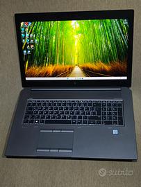 workstation HP zbook 17 g5 i7 32gb 512gb P3200 6gb