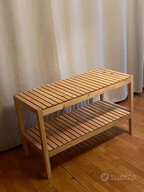 Panca scaffale mobile  IKEA MUSKAN
