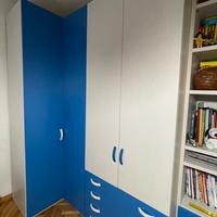 Cabina armadio angolare