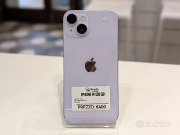 iPhone 14 128GB viola usato garanzia 