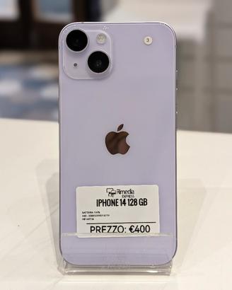 iPhone 14 128GB viola usato garanzia 
