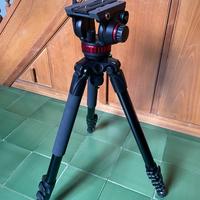 kit cavalletto treppiede MANFROTTO 502AH  MVT535AQ