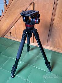 kit cavalletto treppiede MANFROTTO 502AH  MVT535AQ