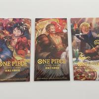 One Piece Tcg - Set Promo Luffy Zoro Sanji Sealed