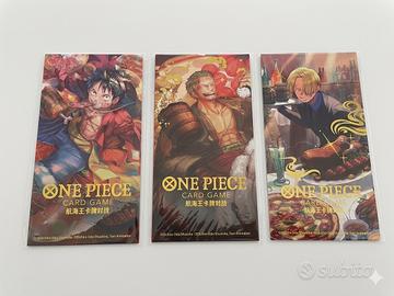 One Piece Tcg - Set Promo Luffy Zoro Sanji Sealed