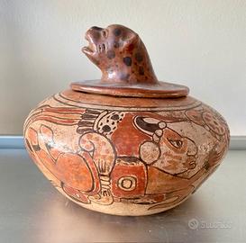 vaso maya terracotta dipinta