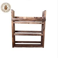 PORTABOTTIGLIE/PORTASPEZIE IN LEGNO FATTO A MANO