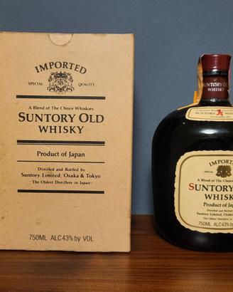 Bottiglia suntory old Whisky 8 anni blend japan