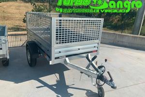 Rimorchio Ellebi frenato con ruote esterne