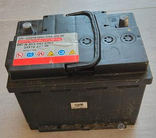 Batteria auto 60Ah 510A con start and stop