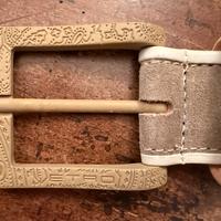 Etro cintura uomo pelle 110cm paisley multicolor