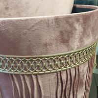 Puff contenitore  rosa antico