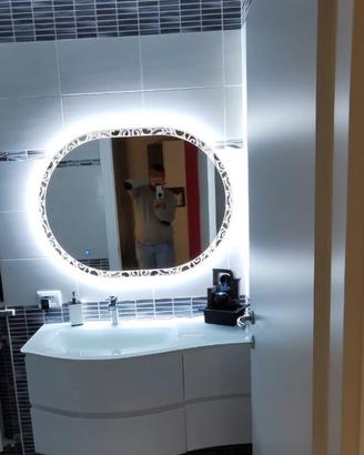 Specchio bagno con luce
