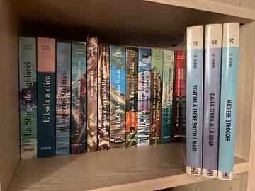 Libri Giulio Verne anni 70-80