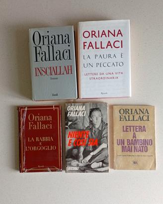 Oriana Fallaci 5 libri