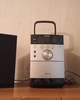 Stereo Sony cassette e disco