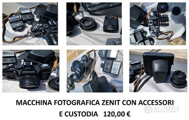 Macchina fotografica + accessori